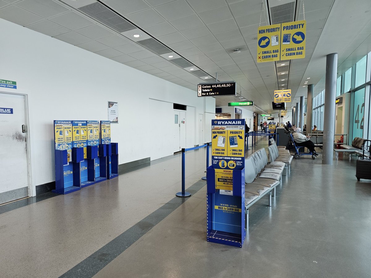 Šablony na měření zavazadel, Ryanair