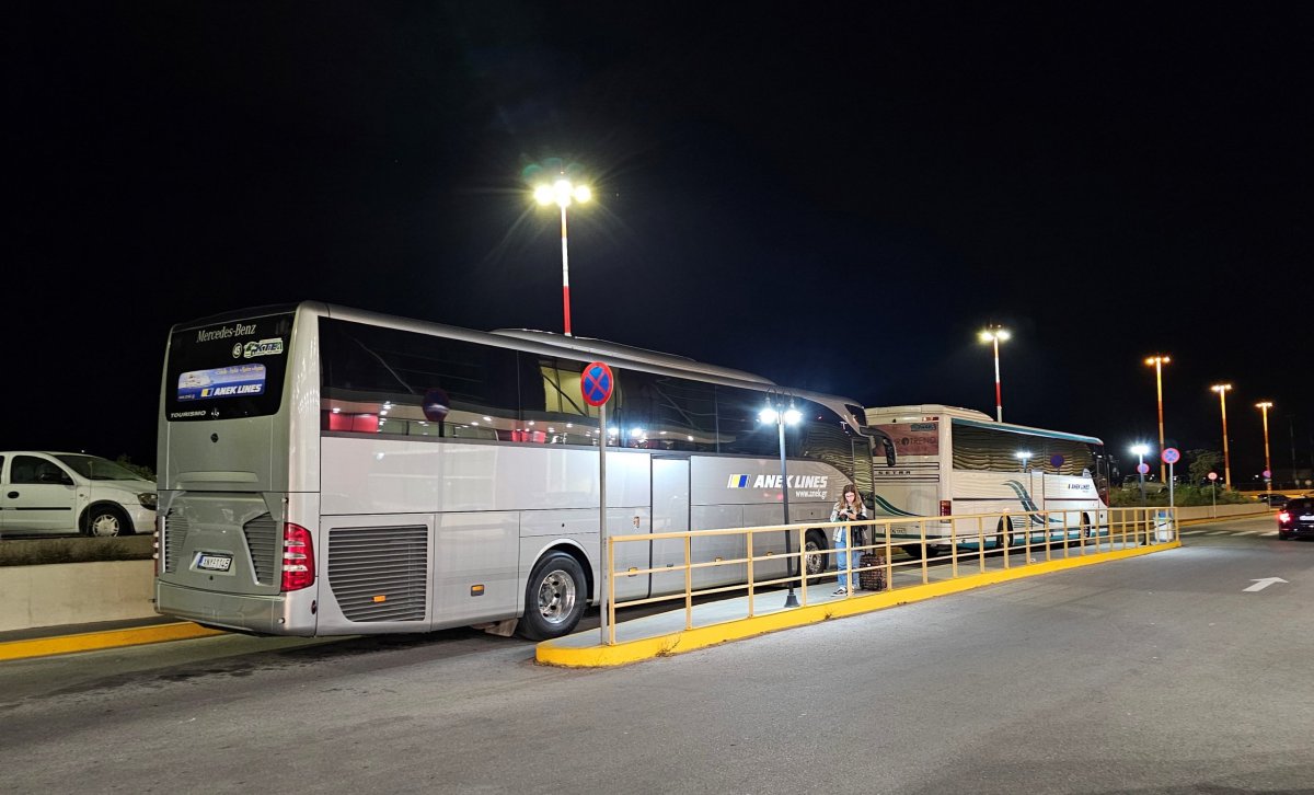 Autobusy do centra, letiště Chania