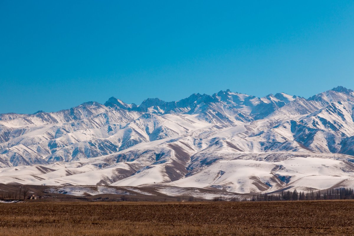 Zimní Kyrgyzstán