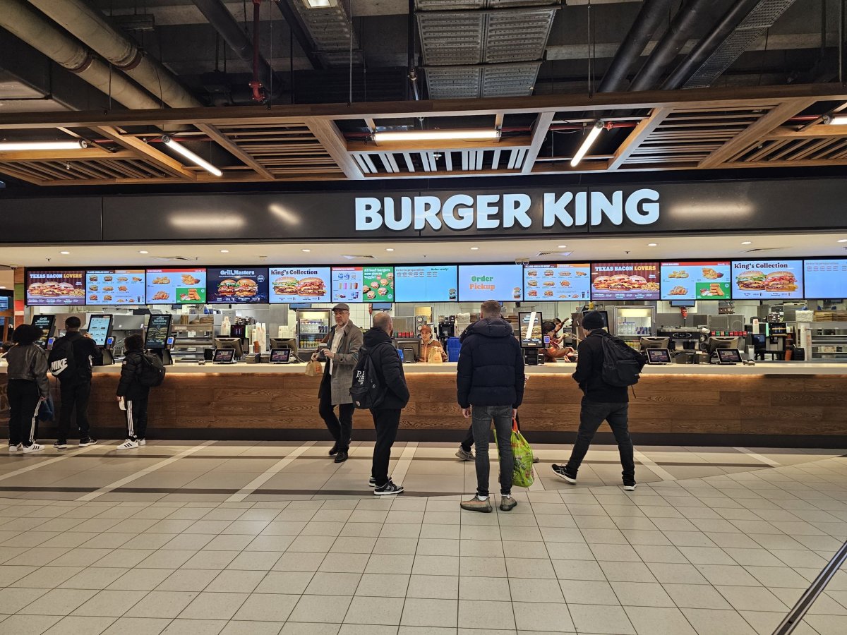 Burger King, letiště AMS