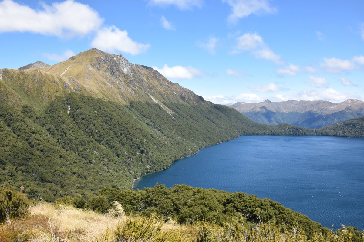 Jezero Monowai, Southland, Nový Zéland