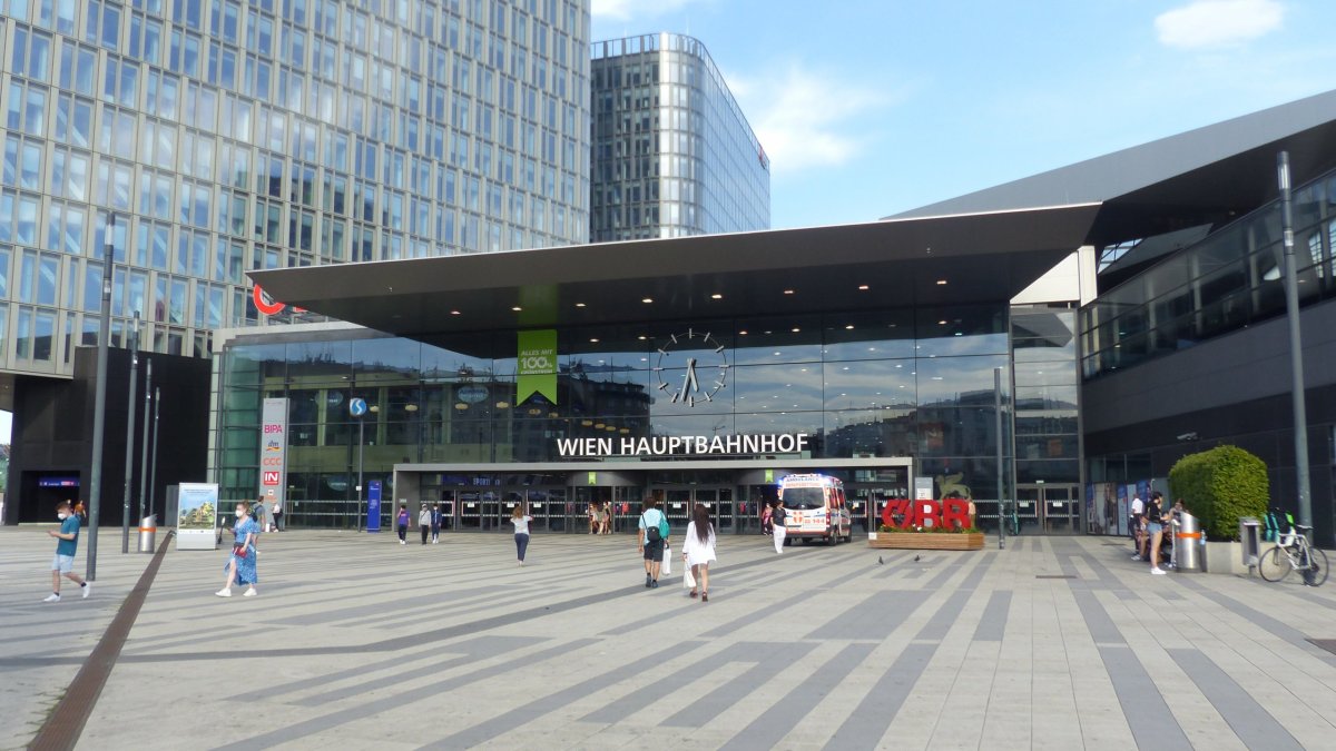 Hlavní nádraží ve Vídni