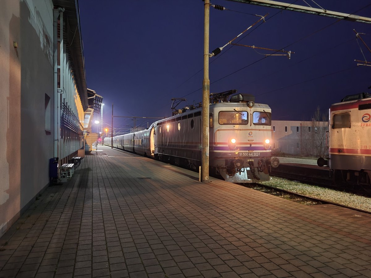 Ráno na nádraží v Čapljině