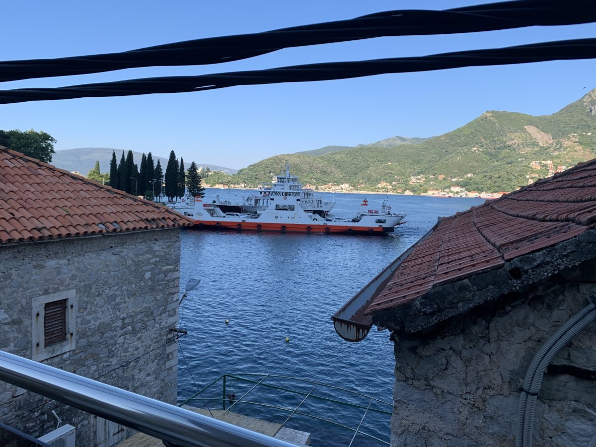 Tivat - výhled z balkónu