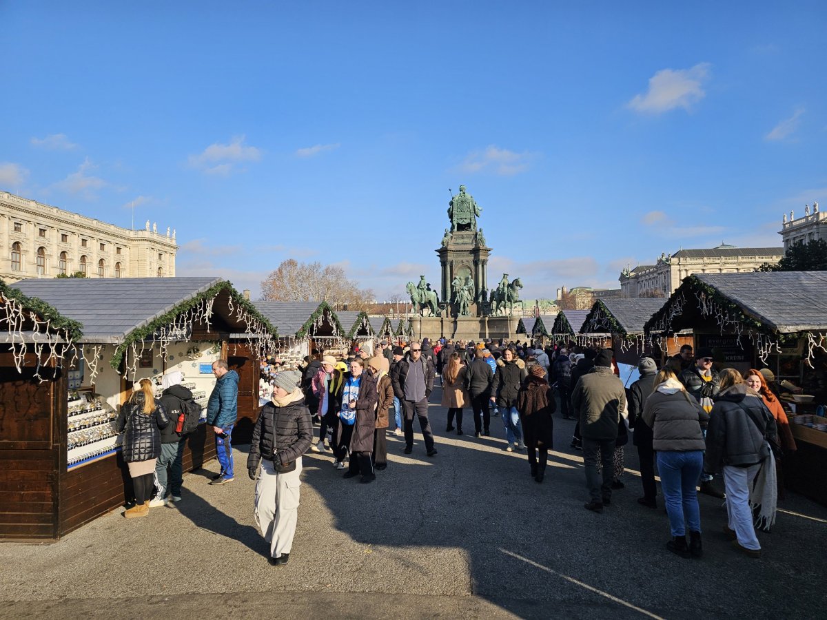 Vánoční trhy na Maria-Theresien-Platz