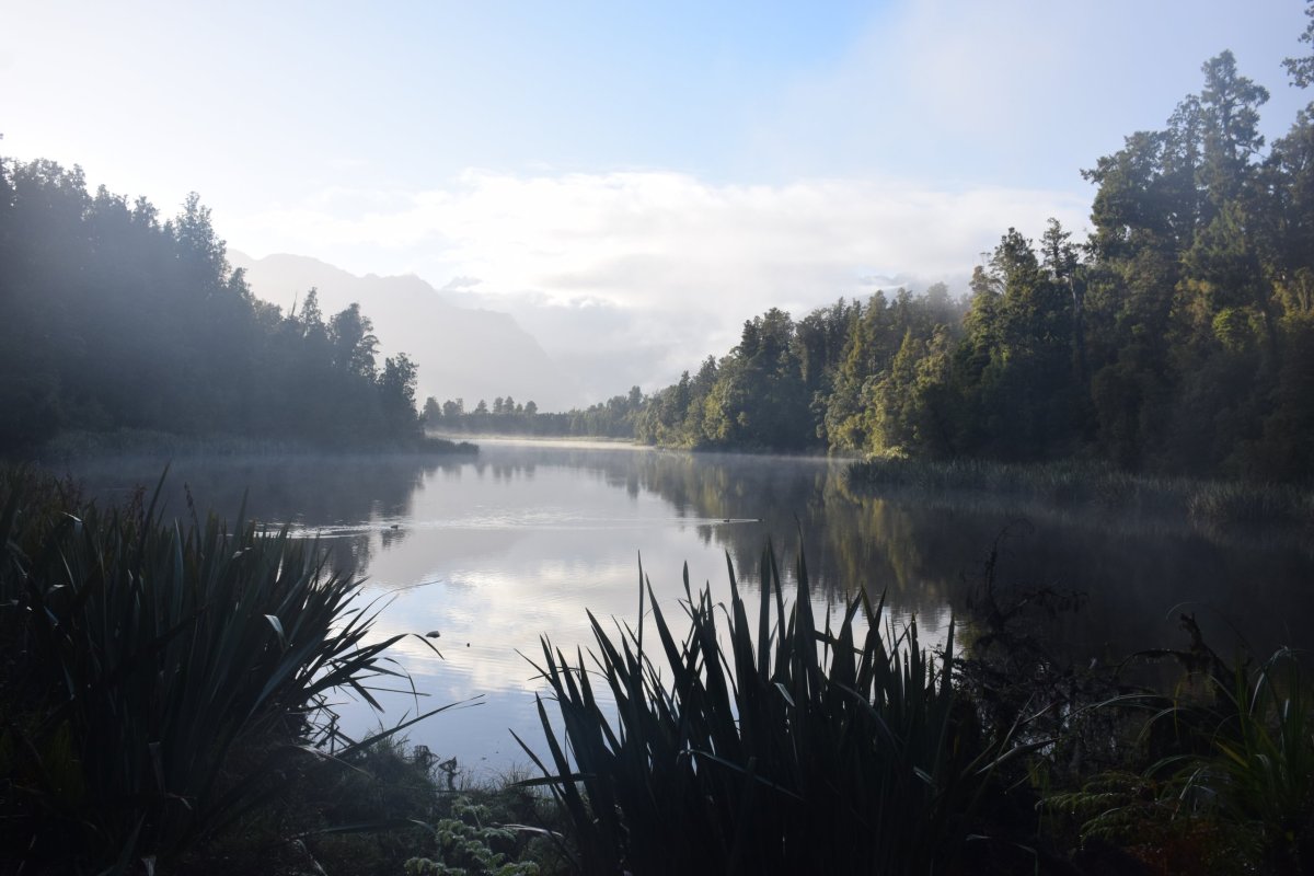 Jezero Matheson, West Coast, Nový Zéland