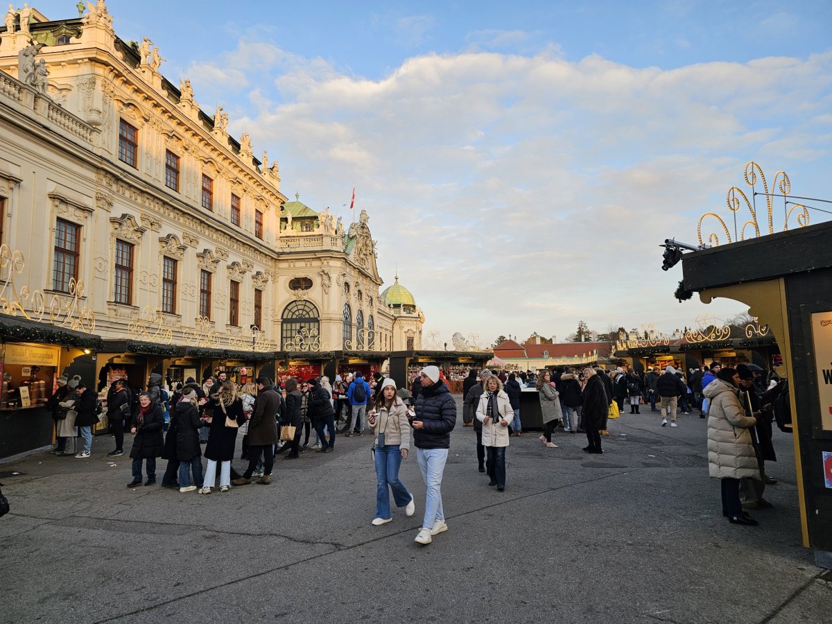 Trhy před Oberes Belvedere