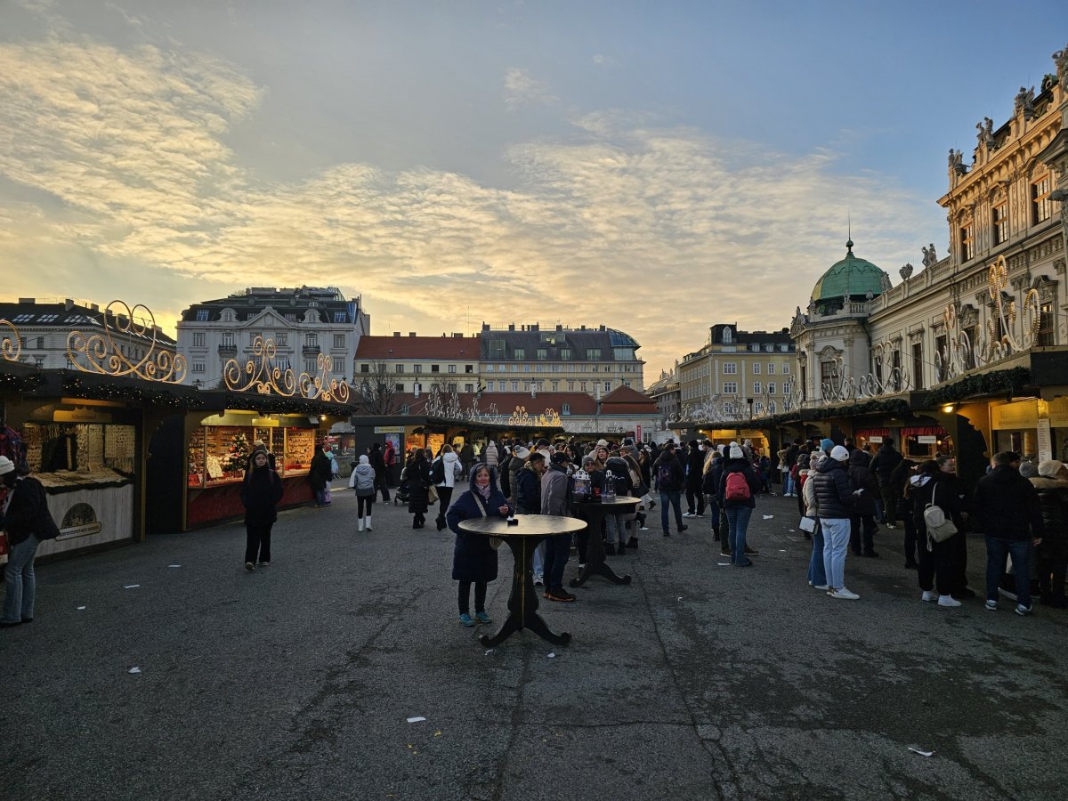 Trhy před Oberes Belvedere