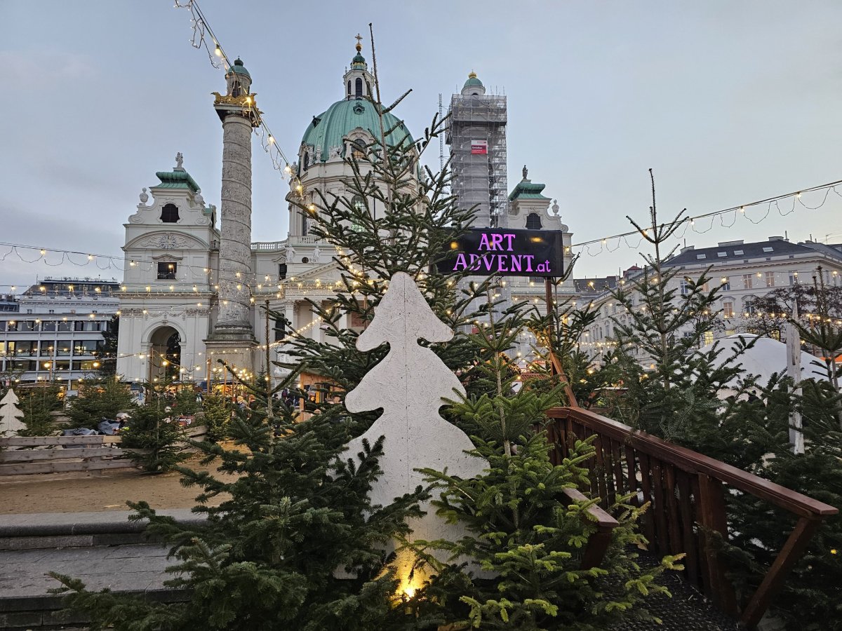 Trhy před Karlskirche