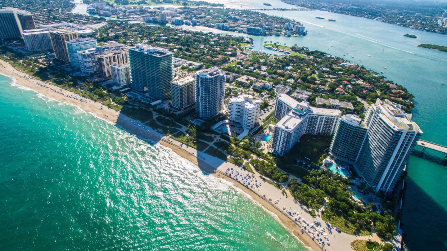Пляж Холовер Майами Флорида