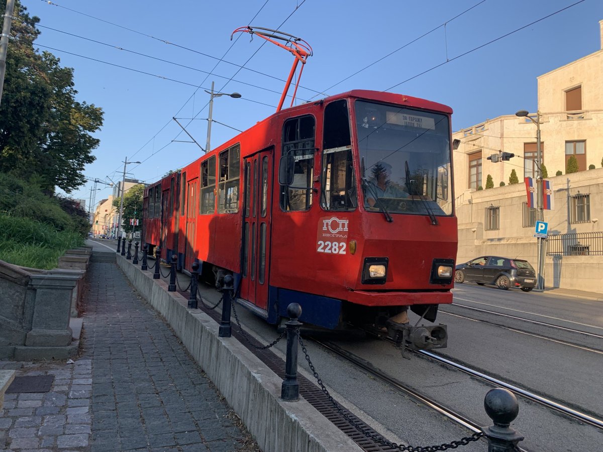 Bělehrad - tramvaj