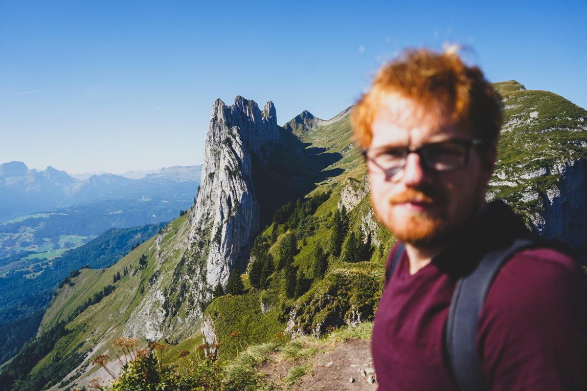 Nejlepší trek na Saxer Lücke.