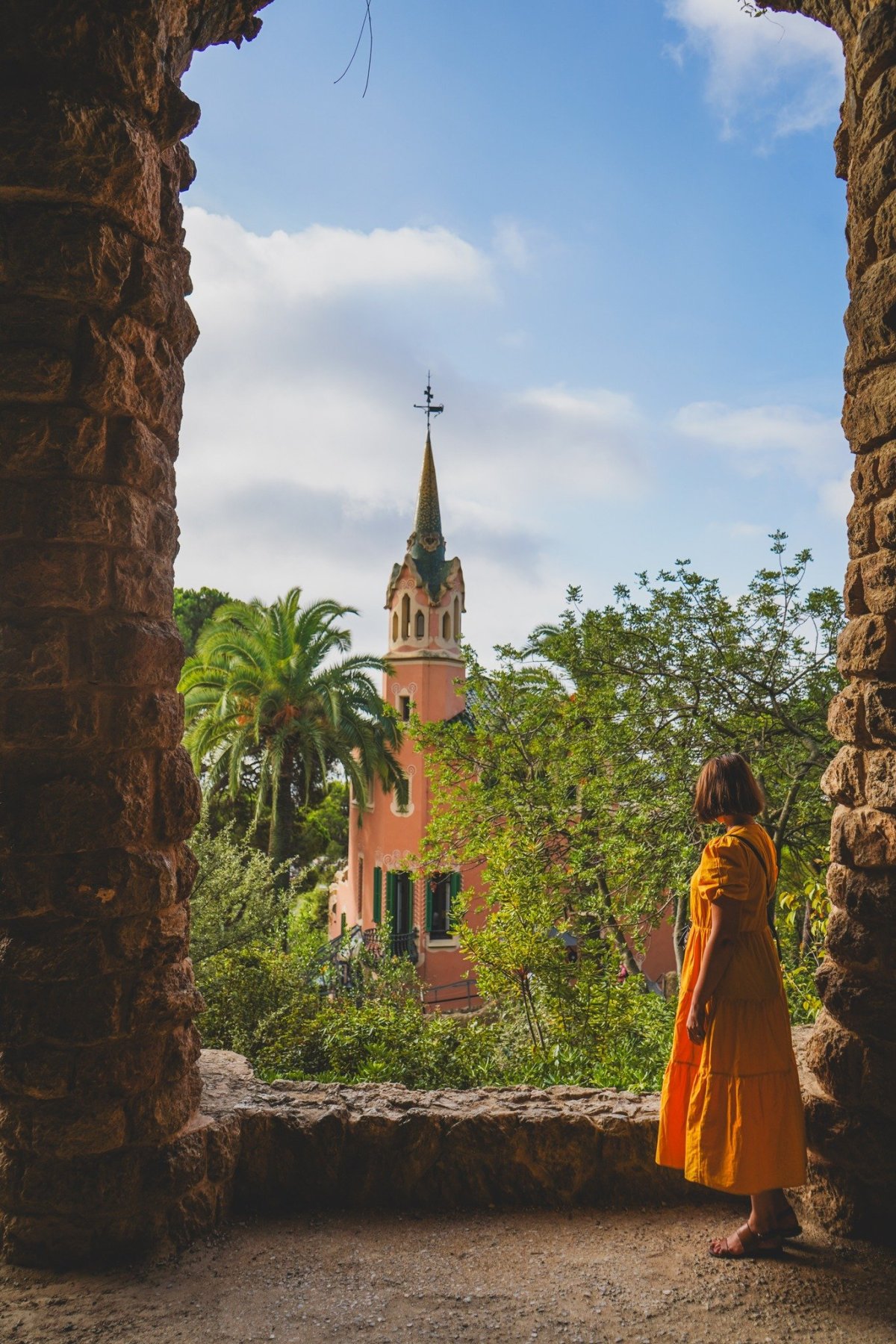 Krásná Barcelona a park Güell.