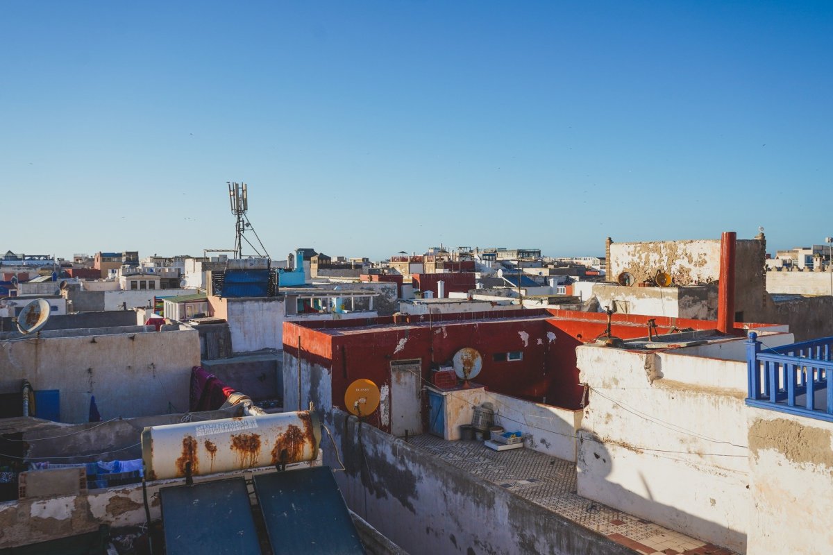 Pohled na město Essaouira.