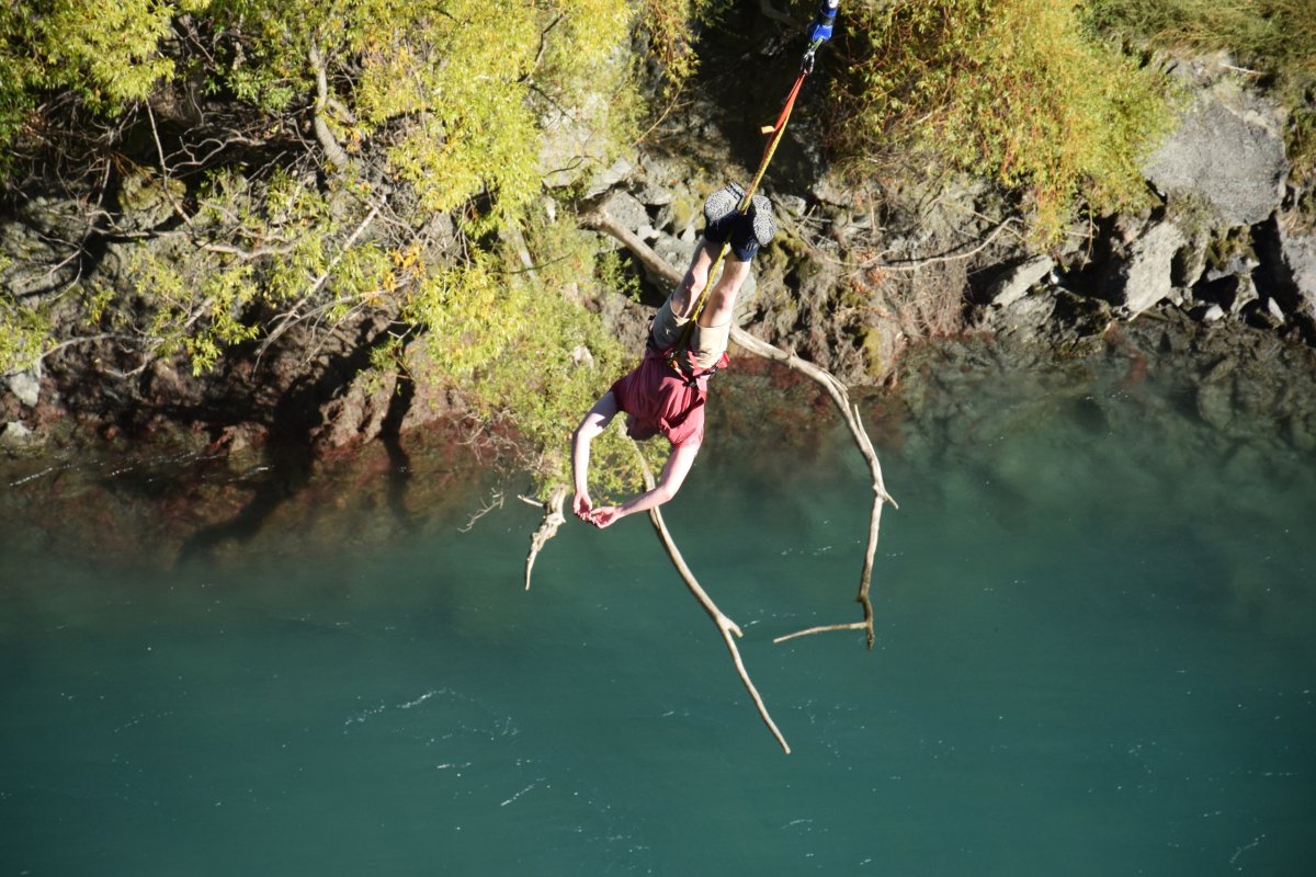 Kawarau Bridge, Queenstown, Nový Zéland