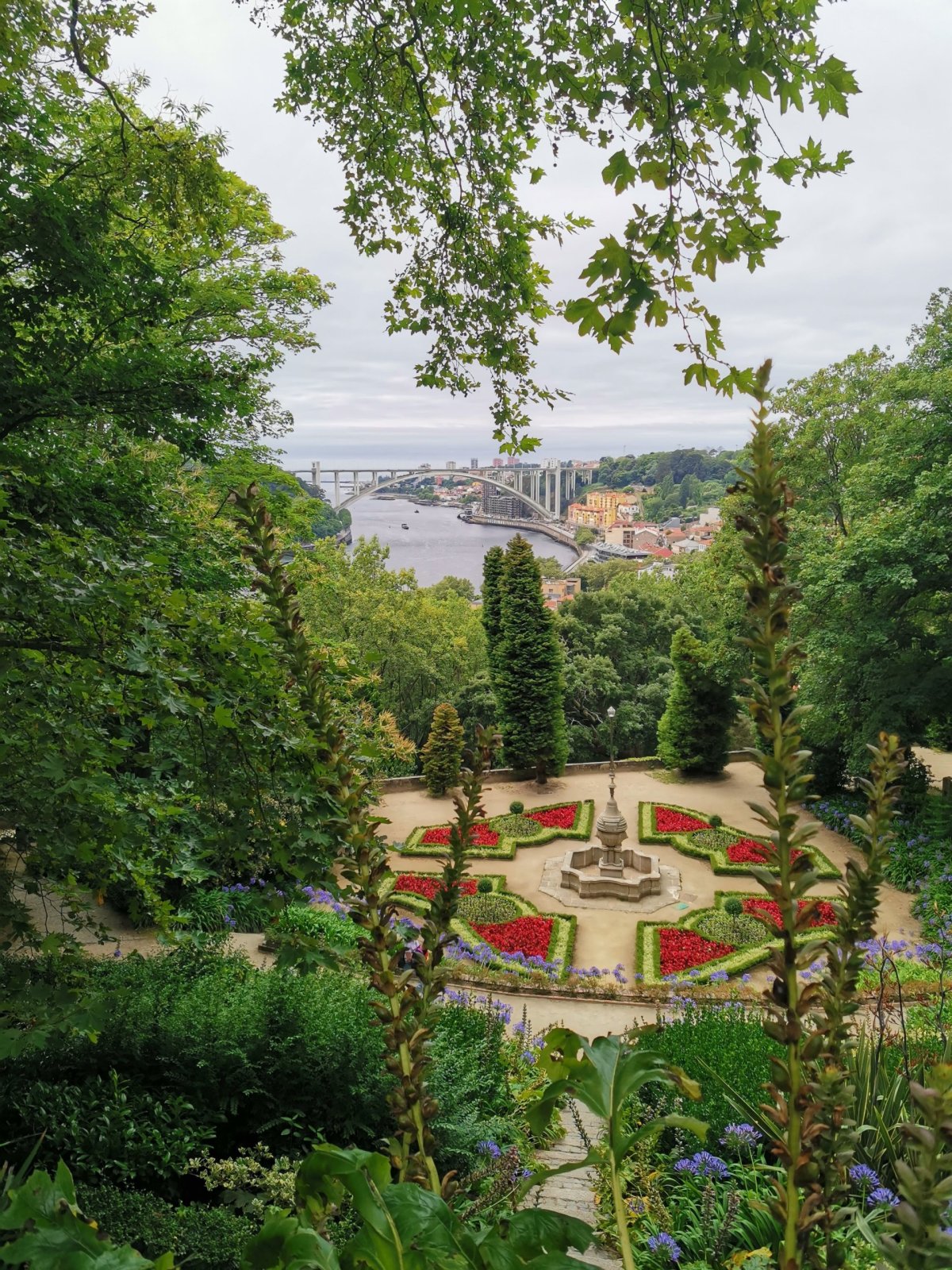 Výhled z parku Křišťálového paláce