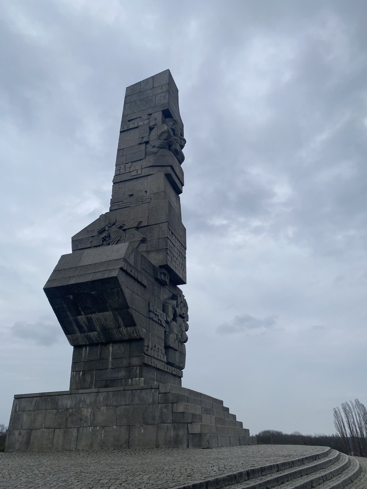 Samotný památník Westerplatte