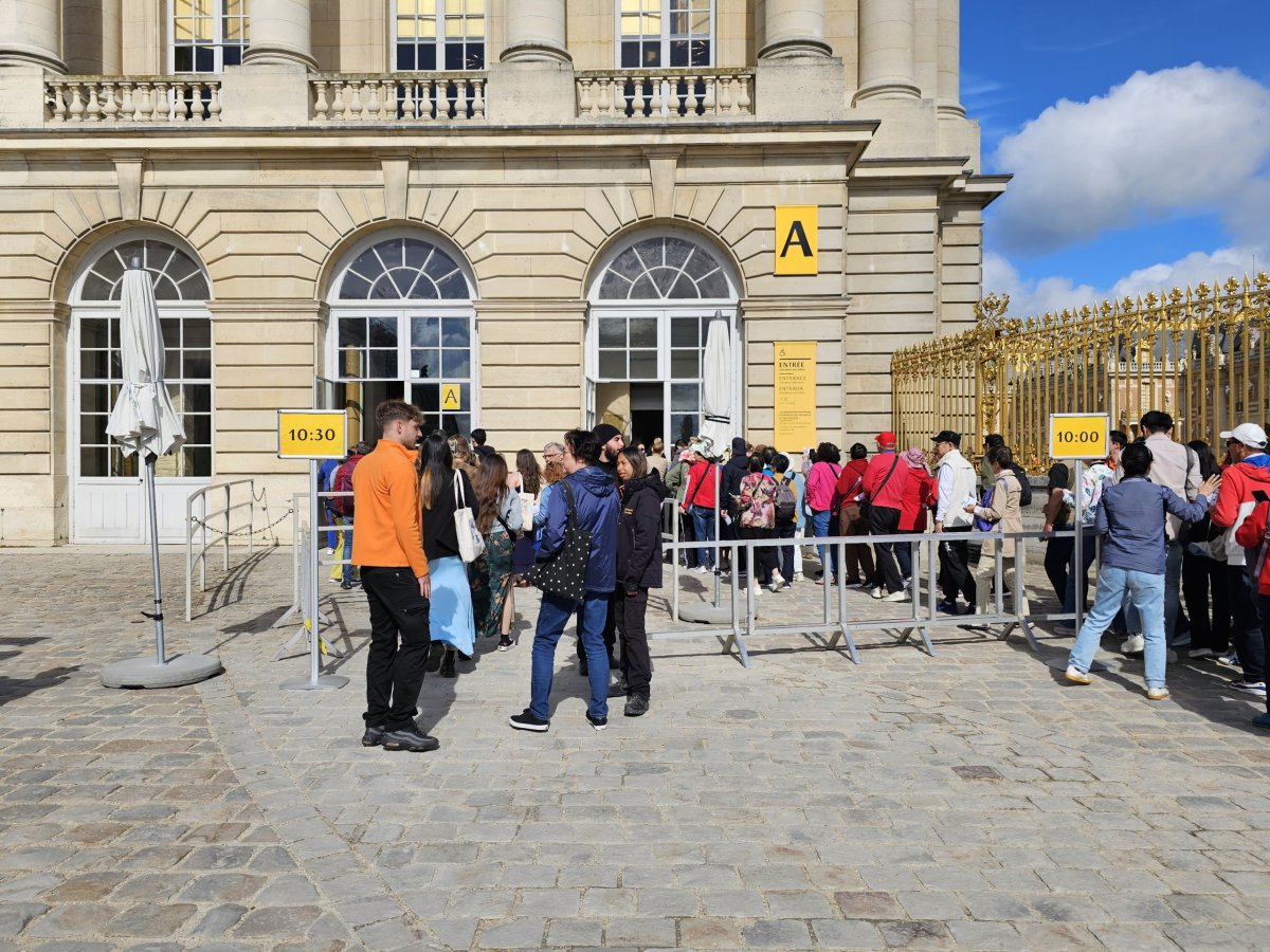 Vstup pro veřejnost do Versailles
