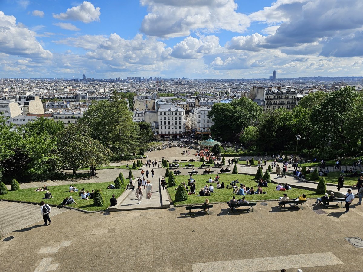 Výhled od Sacre Coeur