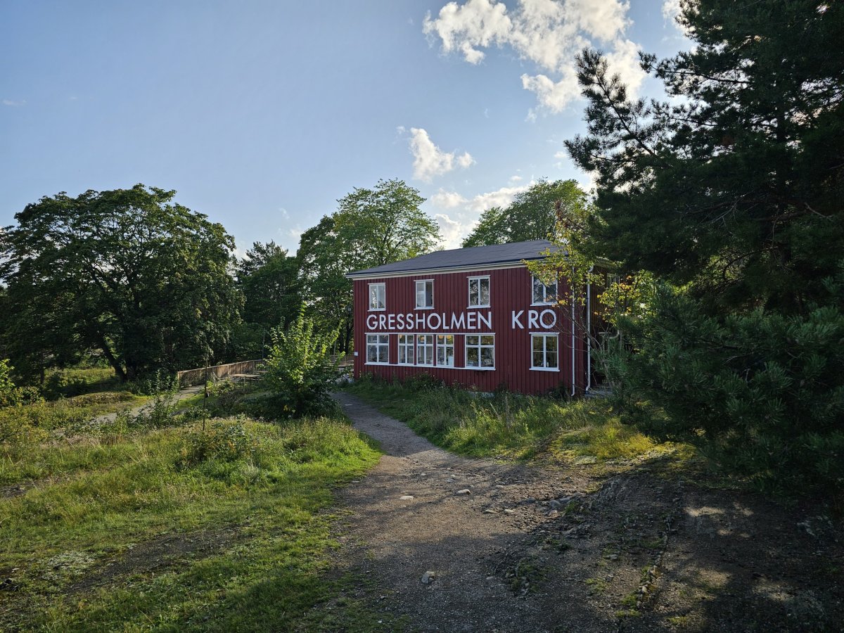 Restaurace na ostrově Gressholmen