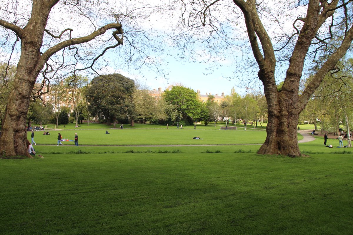 park na náměstí Merrion Square