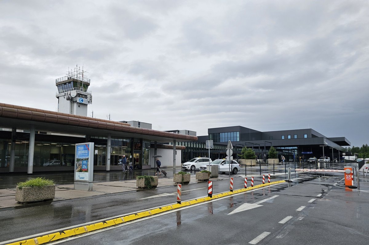 Celkový pohled na letiště Ljubljana