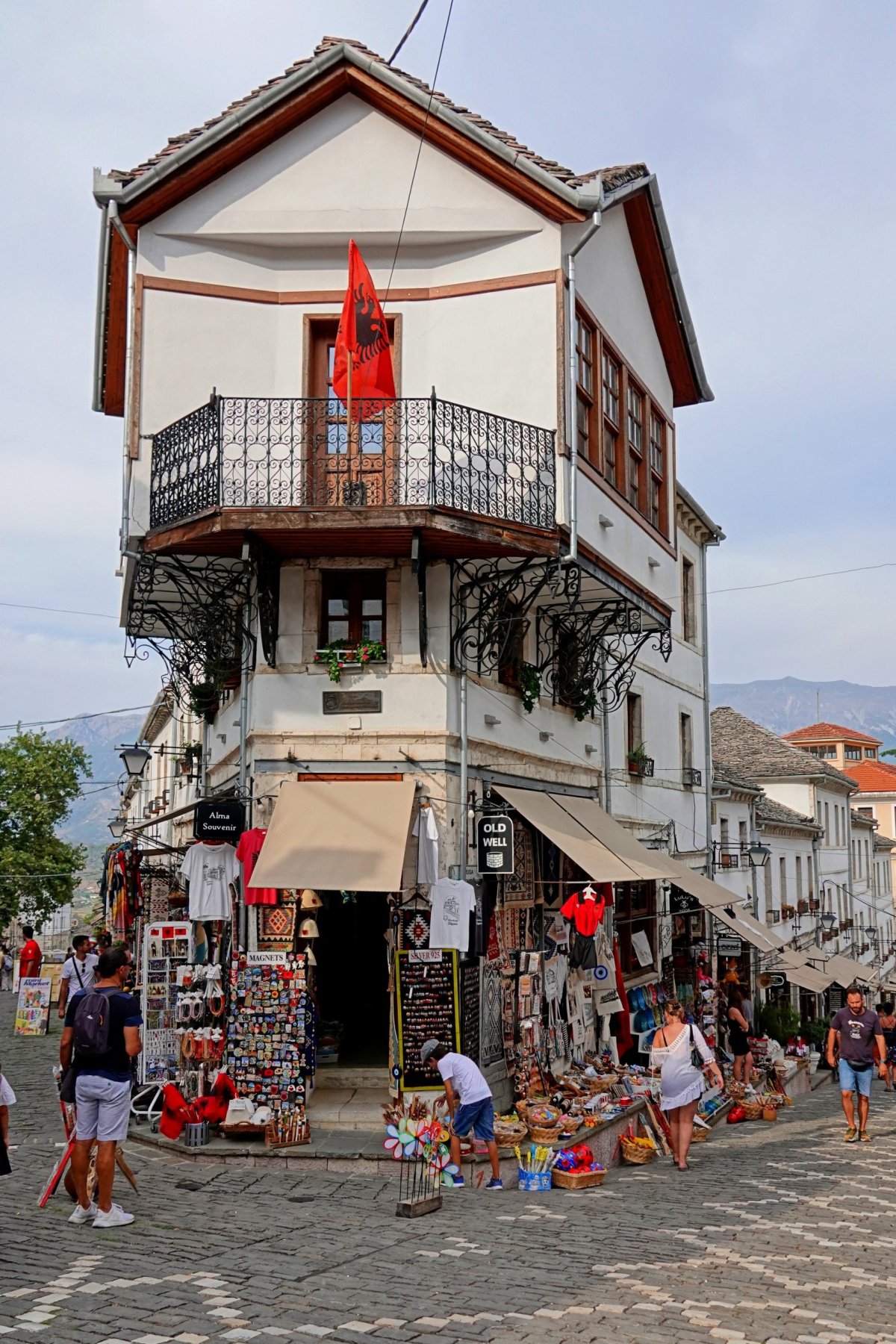 uličky v Gjirokasteru