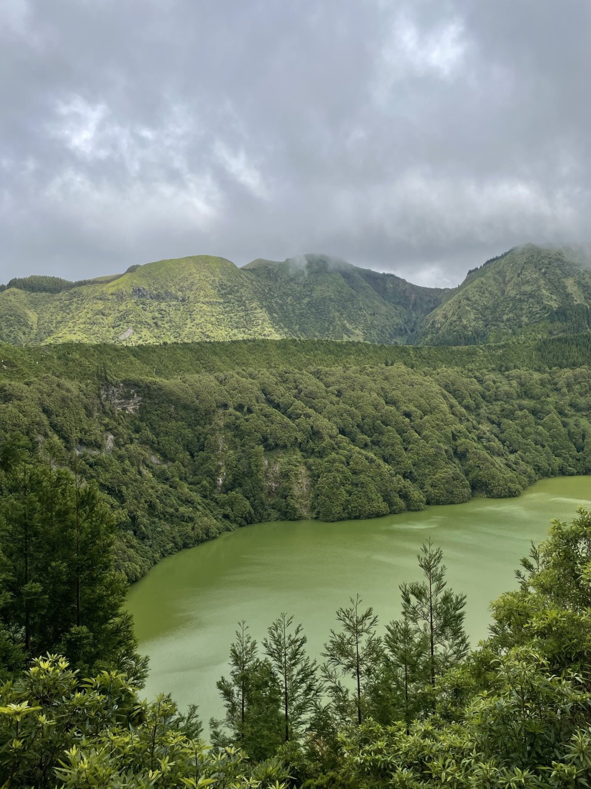 výhľad v oblasti Sete Cidades