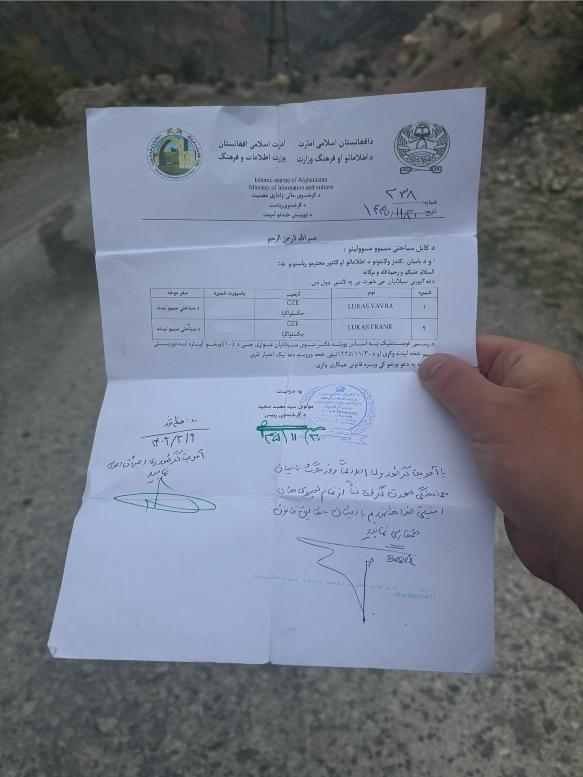 Afghánský permit