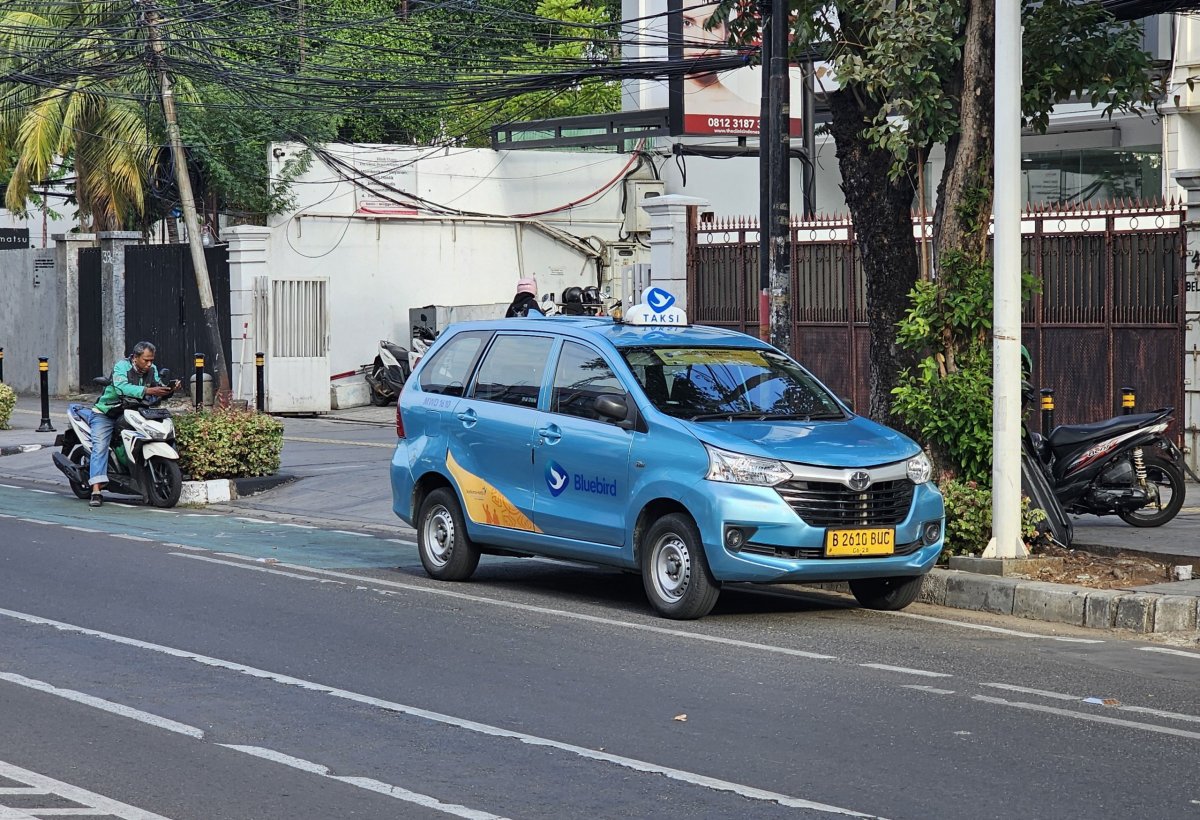 Taxi v Jakartě