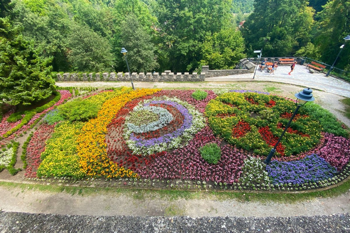 zahrada v Palace hotelu