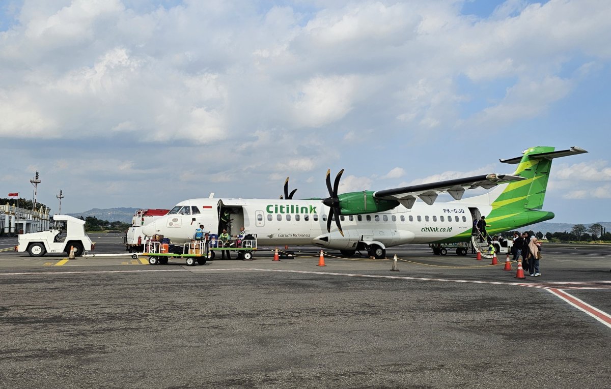 Citilink, ATR72, letiště Yogyakarta JOG