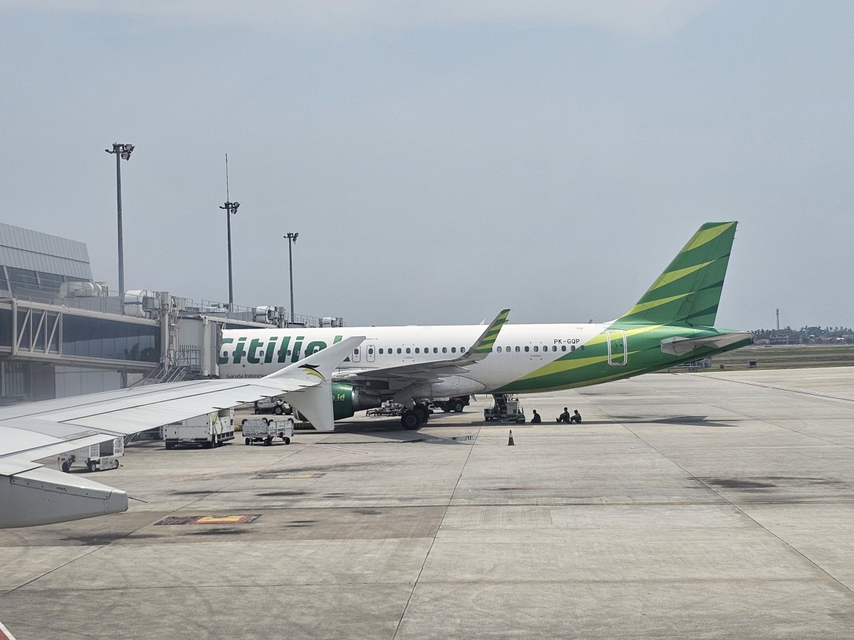 Airbus A320 Citilink na letišti Jakarta CGK