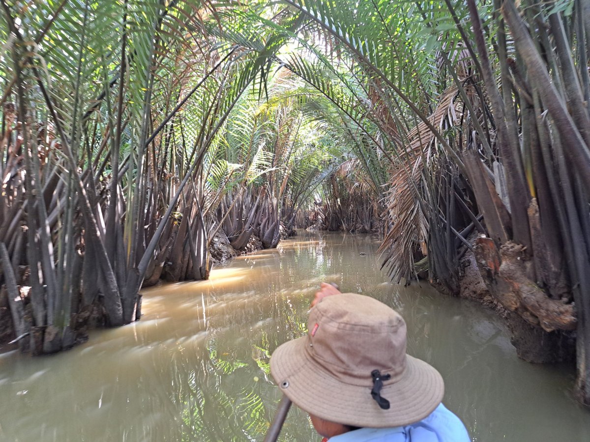 Delta Mekongu na lodce