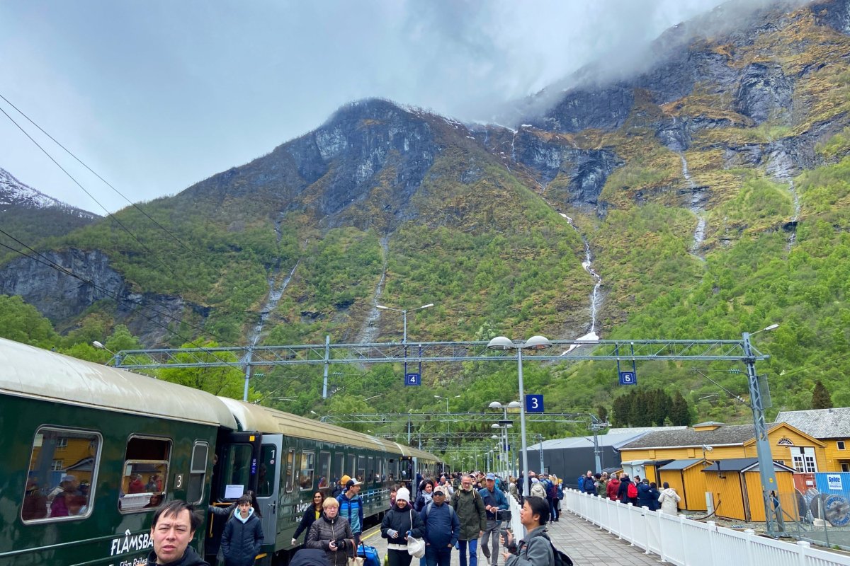 Flåm konečná stanice