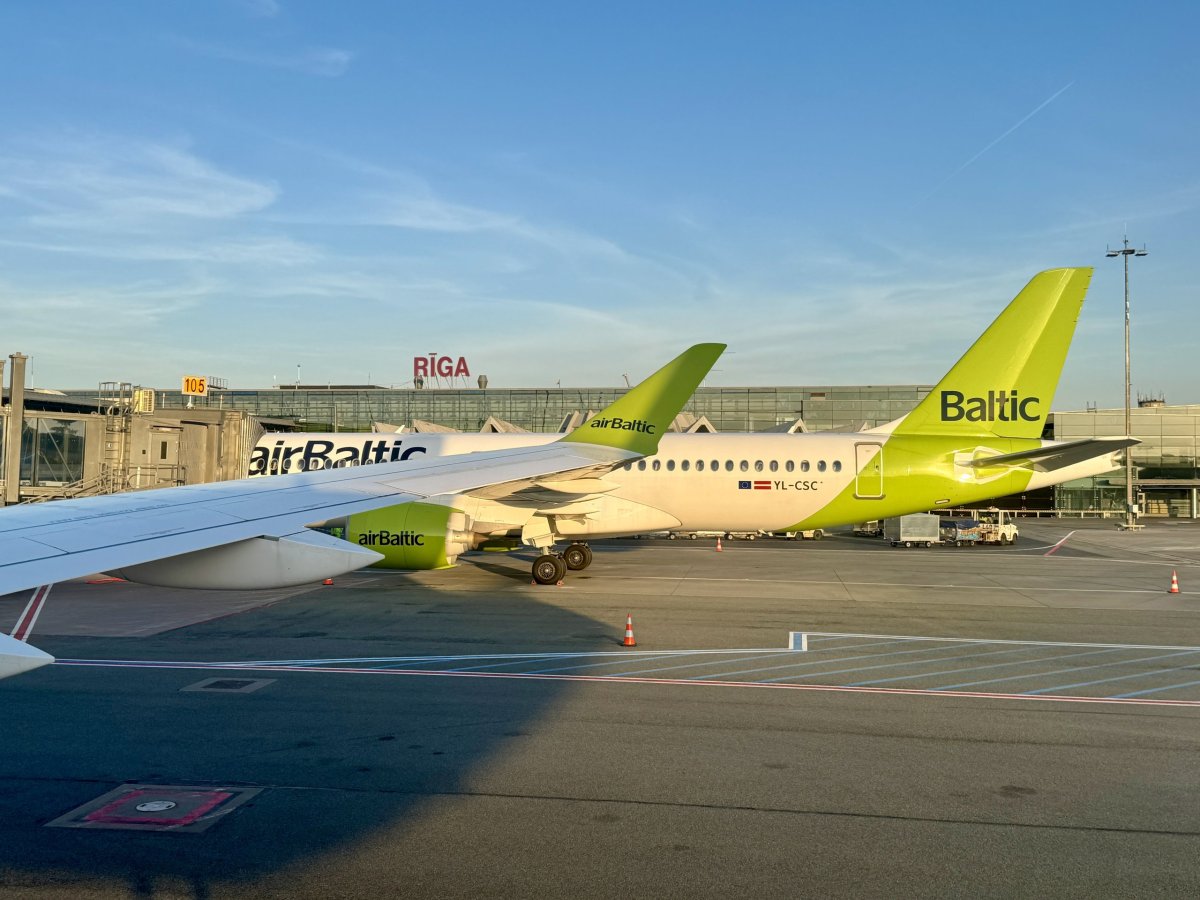 Letiště Riga RIX a airBaltic