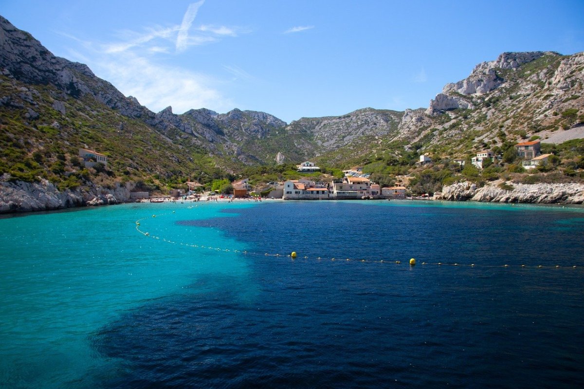 Zátoka v Calanques