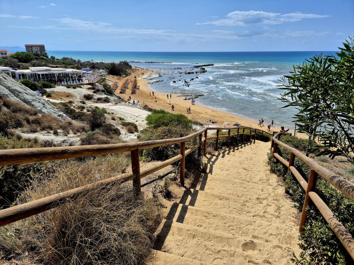  Vstup ke Scala dei Turchi 