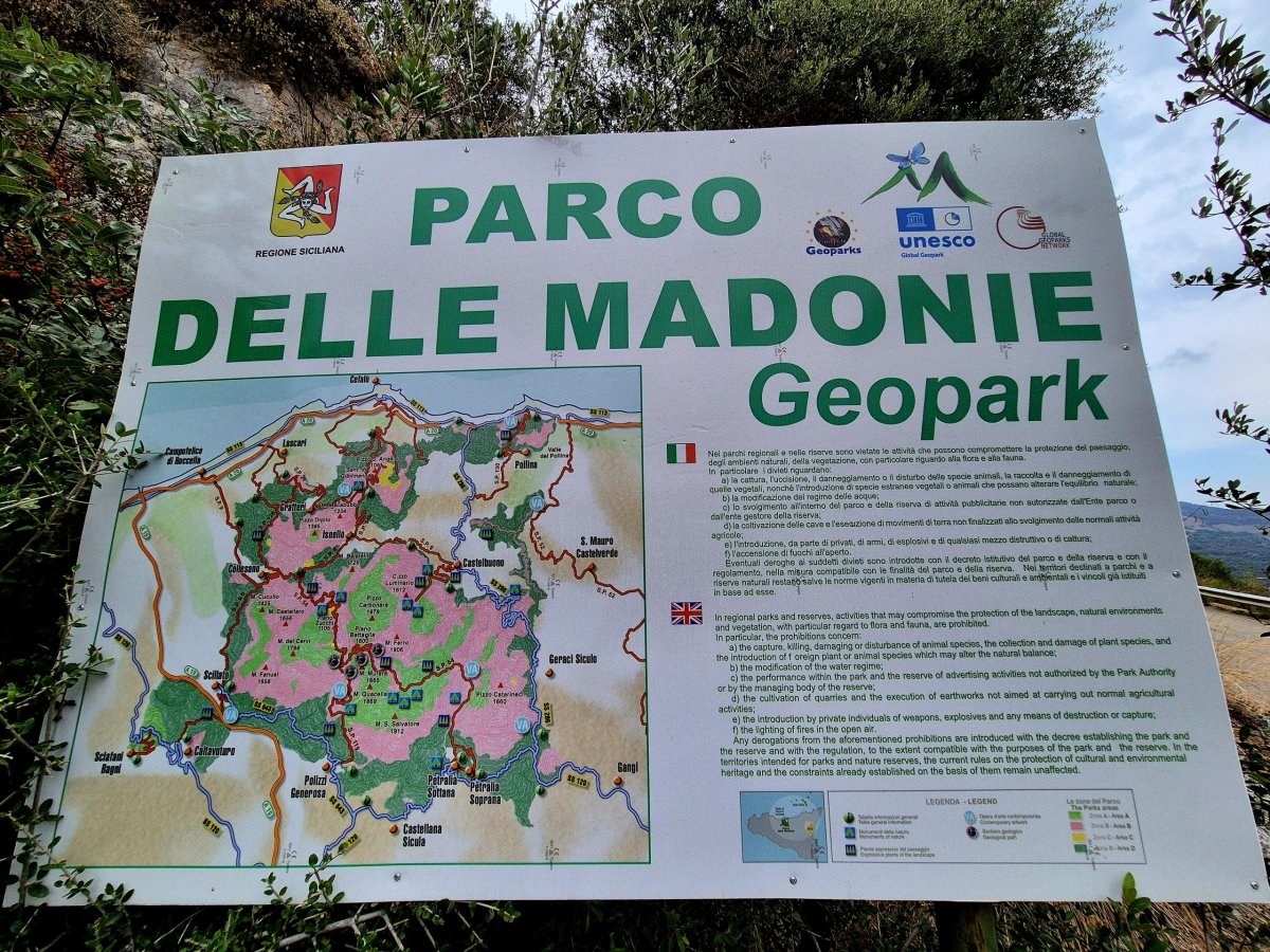 Mapa Madonie