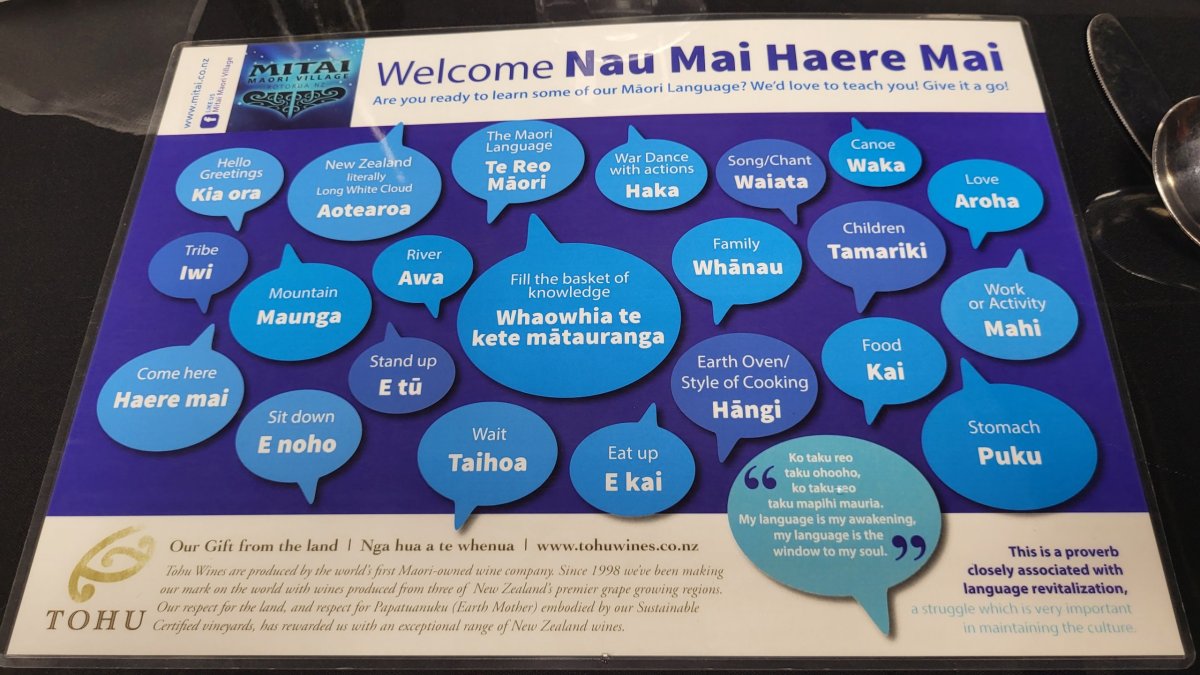 Pár slov maorsky