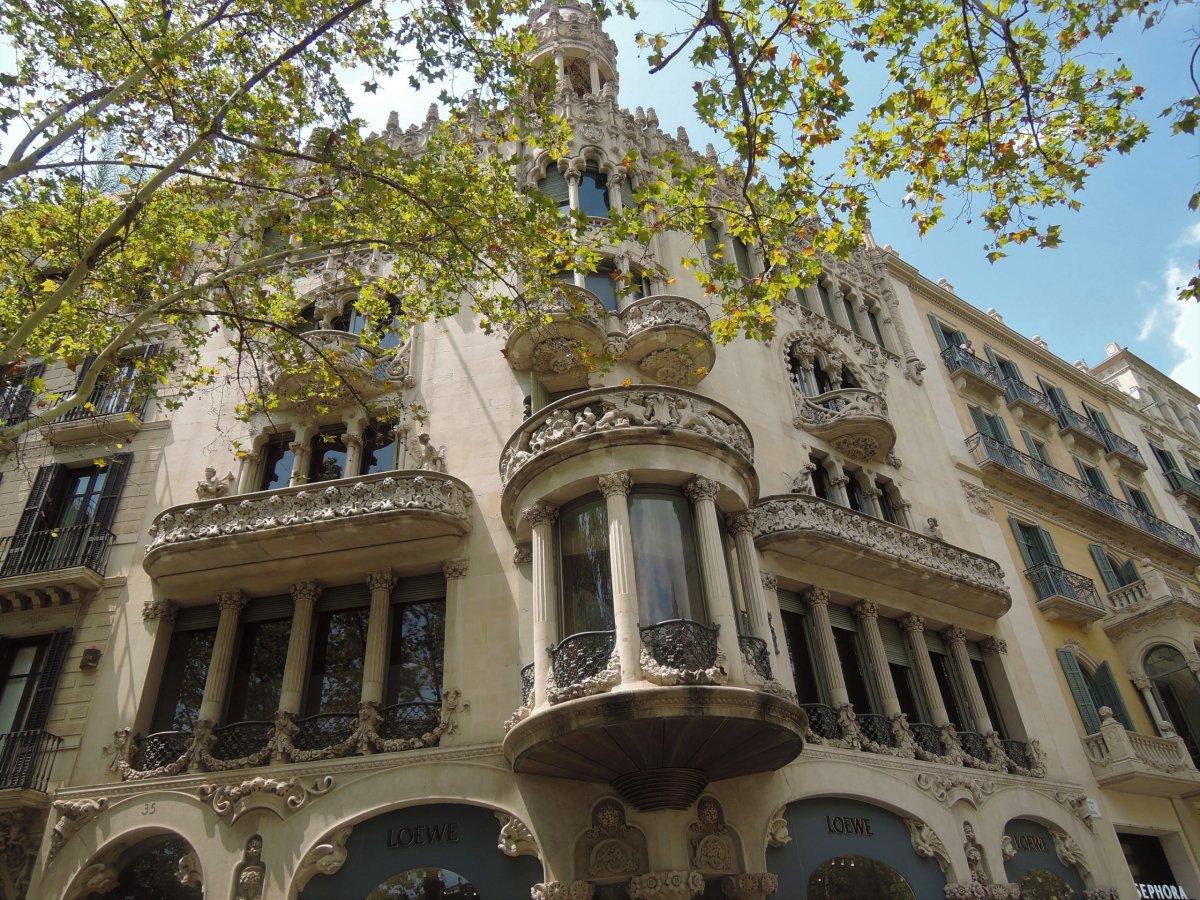 Casa Lleó Morera 1905 modernismus Lluís Domènech i Montaner