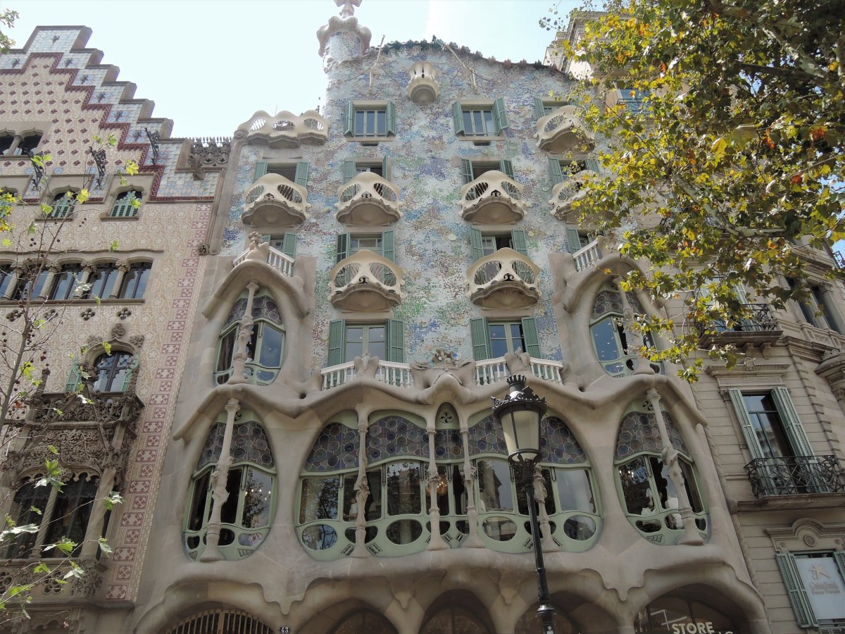 Casa Batlló 1904-6 Modernismus A. Gaudí