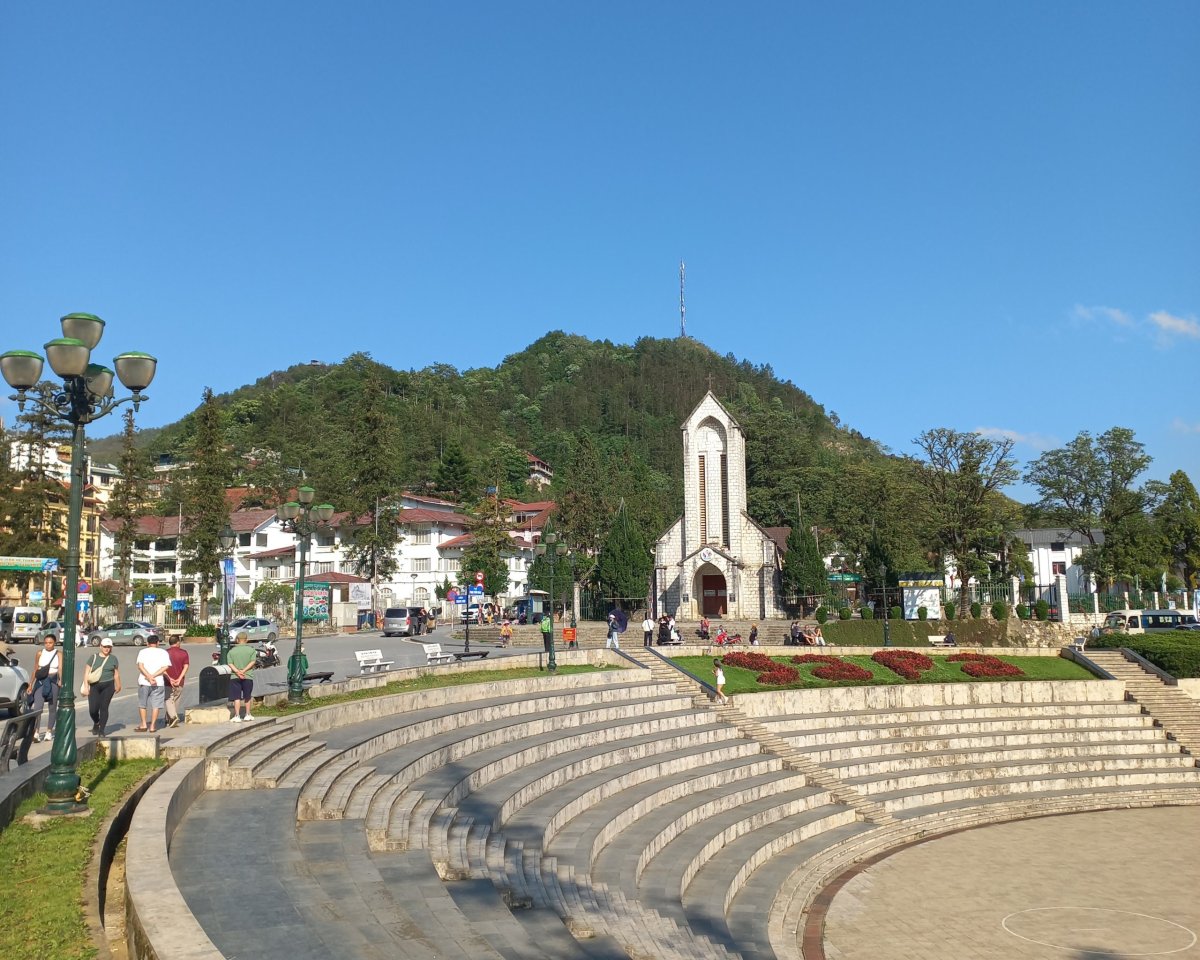 Spa centrum, Sapa, Vietnam