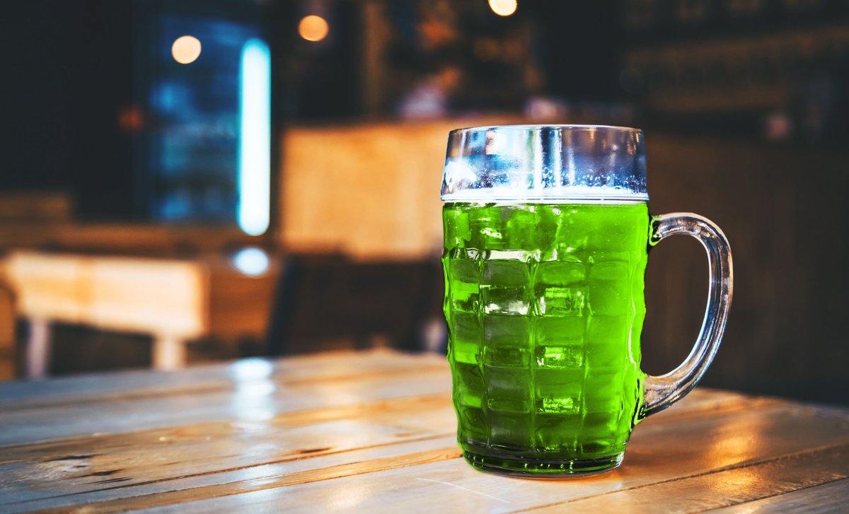 Zelené pivo v Irsku