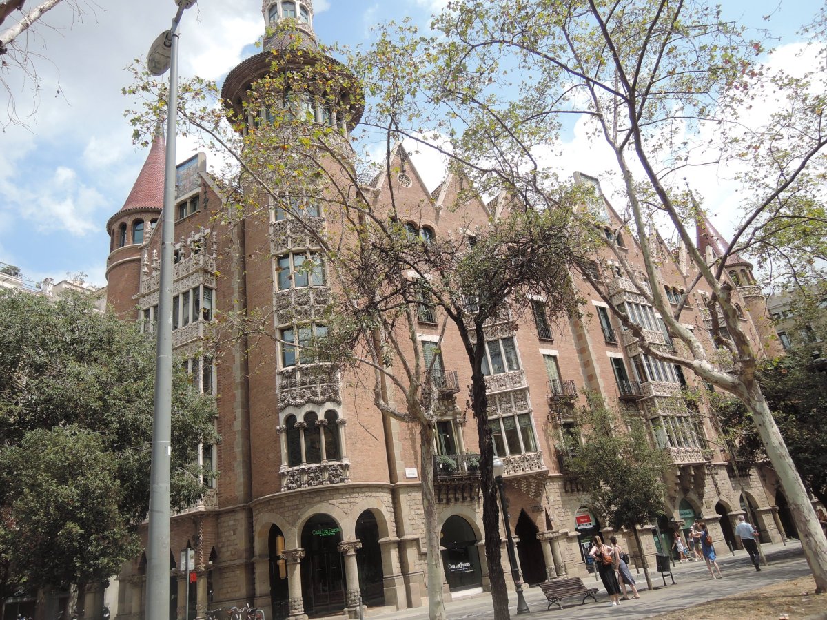 Casa Terrades 1905, severská neogotika Puigo i Cadafalcho