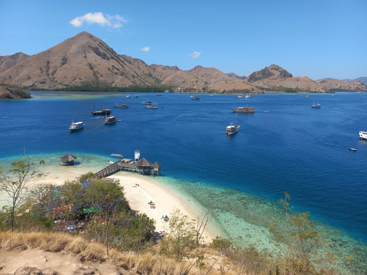 Kanawa Island, Komodské ostrovy, Indonésie