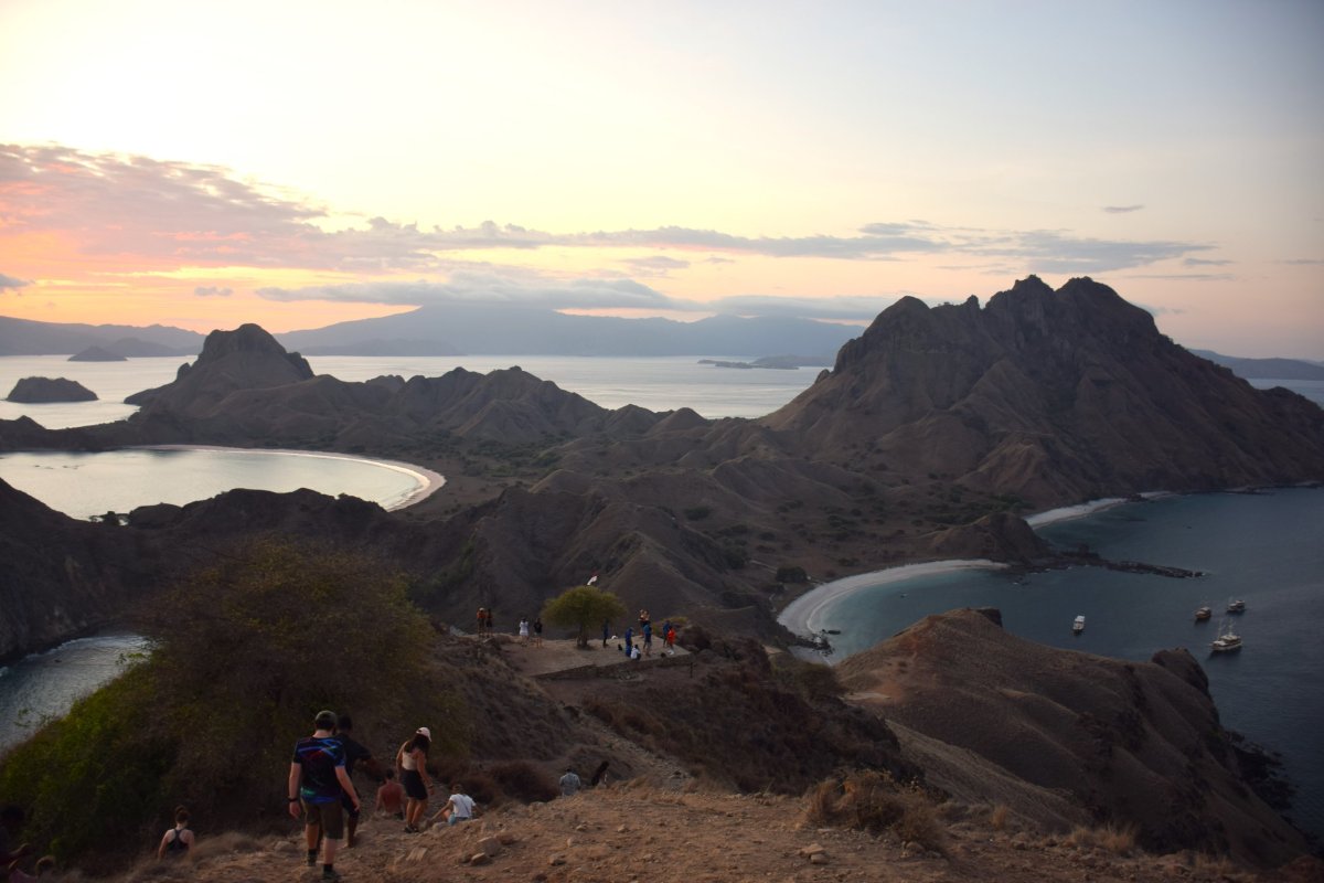 Padar Island, Komodské ostrovy, Indonésie