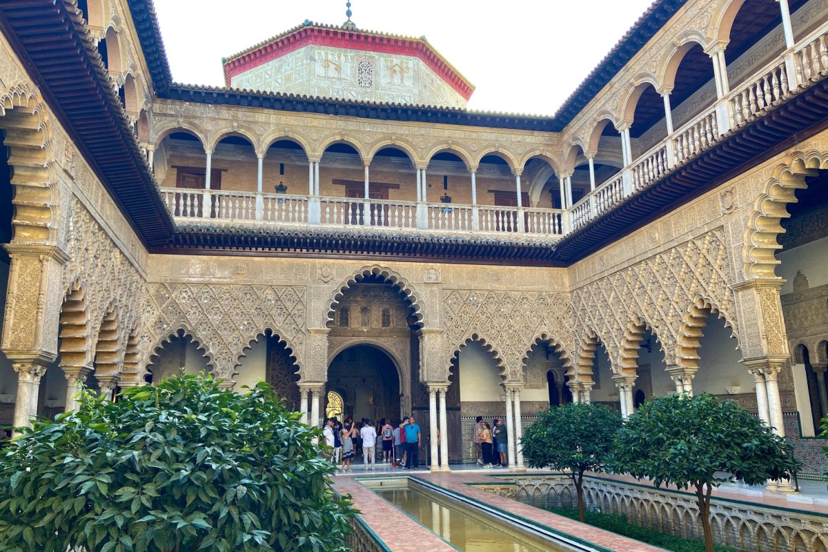 Real Alcázar de Sevilla nádvoří