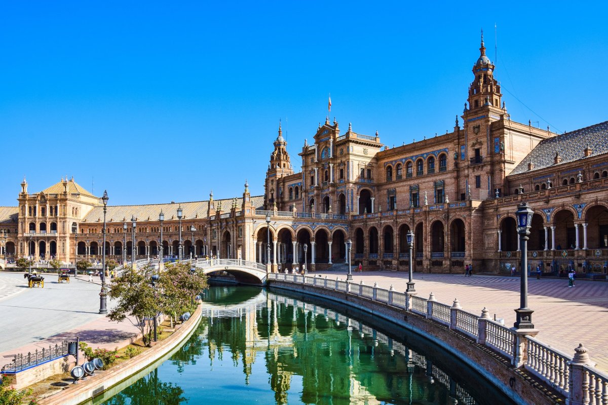 Náměstí Plaza de Espaňa, Sevilla