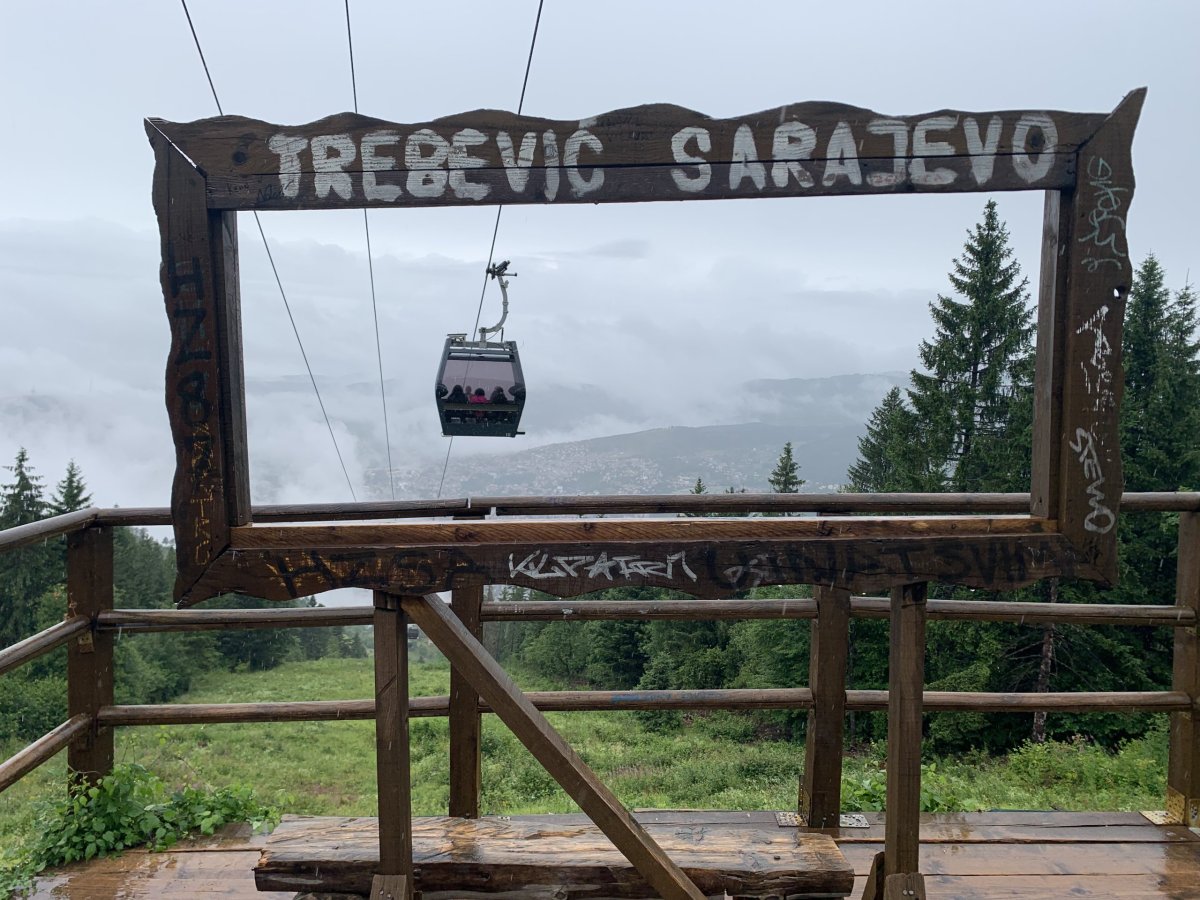 Sarajevo - lanovka na Trebević